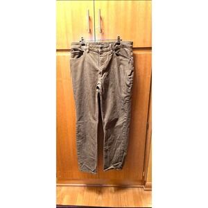 Duluth Trading Co Corduroy Pants Mens 34x32 Khaki Brown Standard Fit 5-Pocket